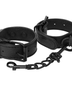 Alternative view of DARK NESS TEXTURED THIN HANDCUFFS