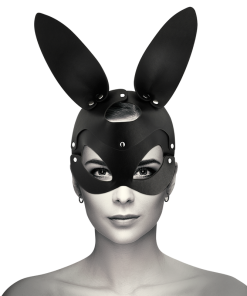 Alternative view of COQUETTE CHIC DESIRE VEGAN LEATHER MASK WITH BUNNY EARS