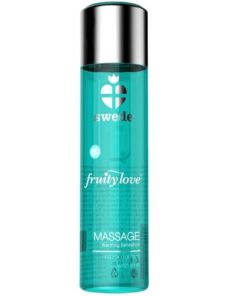 SWEDE FRUITY LOVE MASAŽNO OLJE Z OGREVALNIM UČINKOM ČRNI RIBEZ IN LIMETA 60 ML