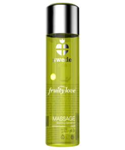SWEDE FRUITY LOVE MASAŽNO OLJE Z OGREVALNIM UČINKOM VANILJA IN ZLATA HRUŠKA 120 ML
