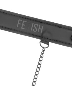 FETISH SUBMISSIVE RING GAG WITH NIPPLE CLAMPS - slika 3