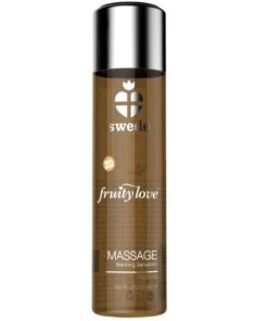 SWEDE FRUITY LOVE MASAŽNO OLJE Z OGREVALNIM UČINKOM INTENZIVNA TEMNA ČOKOLADA 60 ML
