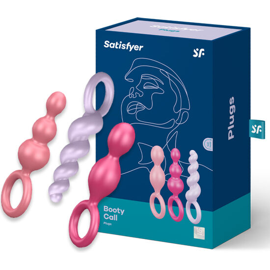 SATISFYER KOMPLET 3 ANALNIH ČEPKOV - 3 BARVE - slika 2