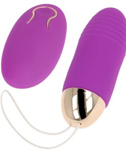 OHMAMA REMOTE CONTROL VIBRATING EGG 10 SPEEDS - PURPLE