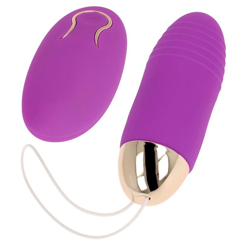 OHMAMA REMOTE CONTROL VIBRATING EGG 10 SPEEDS - PURPLE
