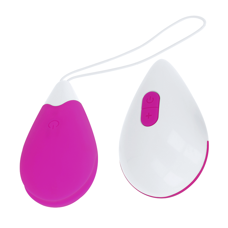 OH MAMA TEXTURED VIBRATING EGG 10 MODES - PURPLE AND WHITE - slika 2