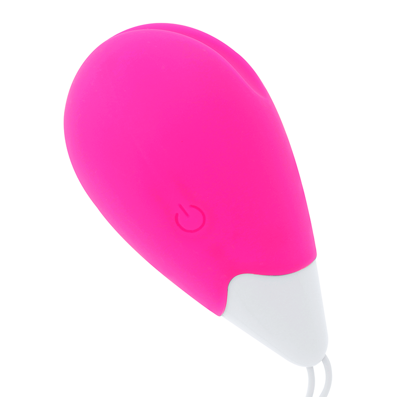 OH MAMA TEXTURED VIBRATING EGG 10 MODES - PINK AND WHITE - slika 3