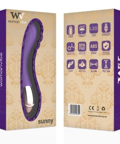 Alternative view of WOMANVIBE SUNNY SILICONE RECHARGEABLE VIBRATOR