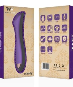 Alternative view of WOMANVIBE MANDY POLNILNI SILIKONSKI VIBRATOR ZA K-TOČKO