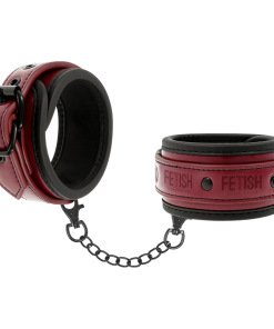 FETISH SUBMISSIVE DARK ROOM HANDCUFFS VEGAN LEATHER