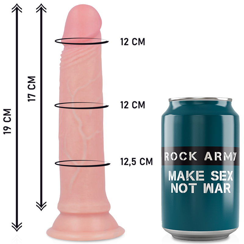 ROCKARMY POSTROJ + TEKOČI SILIKON PREMIUM AVENGER REALISTIČEN 19 CM - slika 3