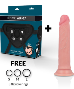 Alternative view of ROCKARMY POSTROJ + TEKOČI SILIKON PREMIUM AVENGER REALISTIČEN 19 CM