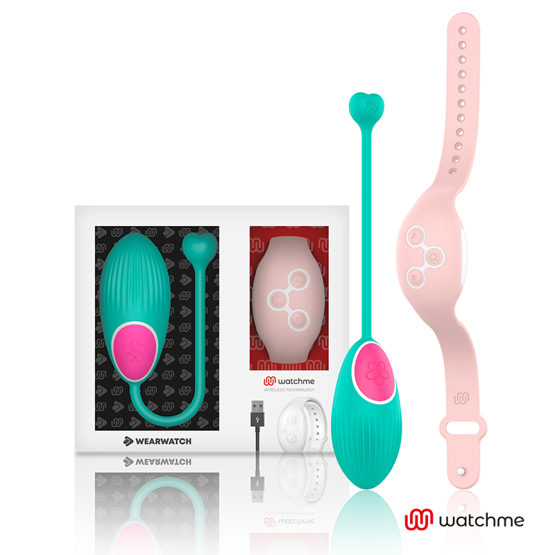 WEARWATCH EGG WIRELESS TECHNOLOGY WATCHME AQUAMARINE / PINK