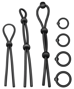 Alternative view of ADDICTED TOYS FLEKSIBILEN SILIKONSKI OBROČ ZA PENIS - KOMPLET 7 KOSOV