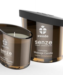SWEEDE SENZE EUPHORIA MASSAGE CANDLE - VANILLA, SANDALWOOD
