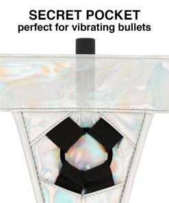 Alternative view of MYTHOLOGY FANTASY HARNESS - IRIDESCENT S/M
