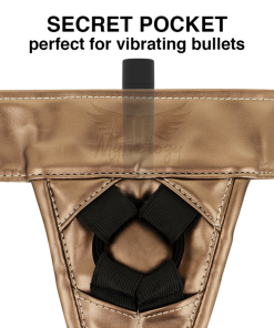 Alternative view of MYTHOLOGY FANTASY HARNESS - BRONZE S/M