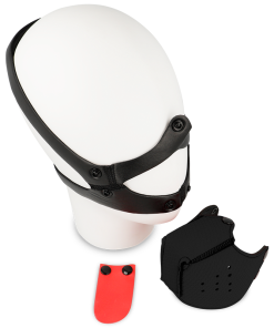 OHMAMA FETISH DOG MUZZLE - BLACK - slika 3