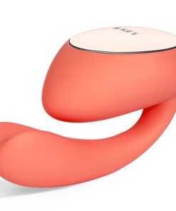 LELO IDA WAVE COUPLES MASSAGER CORAL RED