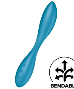 SATISFYER G-SPOT FLEX 1 MULTI VIBRATOR - BLUE