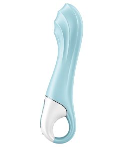 SATISFYER AIR PUMP VIBRATOR 5+ INFLATABLE G-SPOT VIBRATOR - BLUE