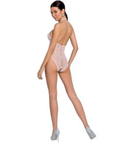 Alternative view of PASSION WOMAN BS087 BODYSTOCKING - WHITE ONE SIZE