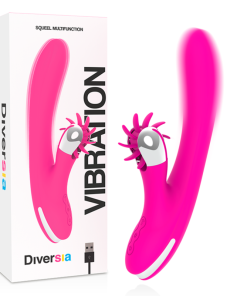 DIVERSIA BUNNY VIBRATING 24 CM