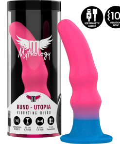 MYTHOLOGY KUNO UTOPIA DILDO S - VIBRATOR WATCHME ZDRUŽLJIV Z BREZŽIČNO TEHNOLOGIJO