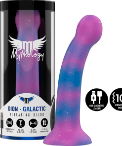 MYTHOLOGY DION GALACTIC DILDO S - VIBRATOR WATCHME ZDRUŽLJIV Z BREZŽIČNO TEHNOLOGIJO