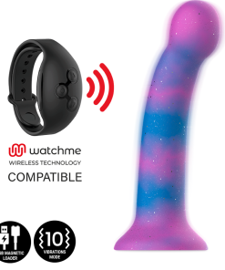 MYTHOLOGY DION GALACTIC DILDO S - VIBRATOR WATCHME ZDRUŽLJIV Z BREZŽIČNO TEHNOLOGIJO - slika 3