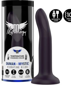 MYTHOLOGY DUMAN MYSTIC DILDO S - VIBRATOR WATCHME ZDRUŽLJIV Z BREZŽIČNO TEHNOLOGIJO