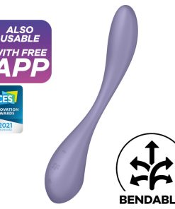 SATISFYER G-SPOT FLEX 5 MULTI VIBRATOR - LILAC