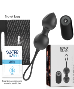 Alternative view of BRILLY GLAM VIBRATING KEGEL BEADS REMOTE CONTROL