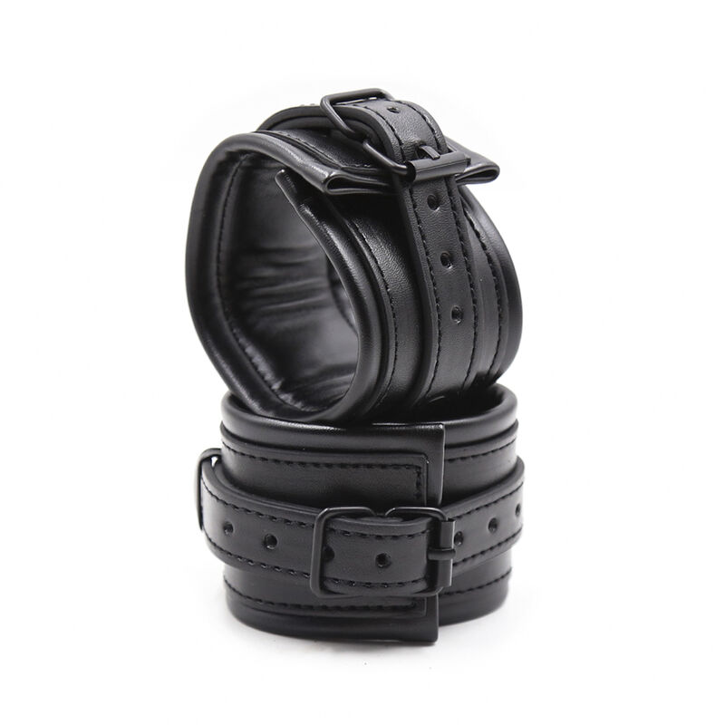 OHMAMA FETISH WRIST RESTRAINTS - BLACK - slika 2