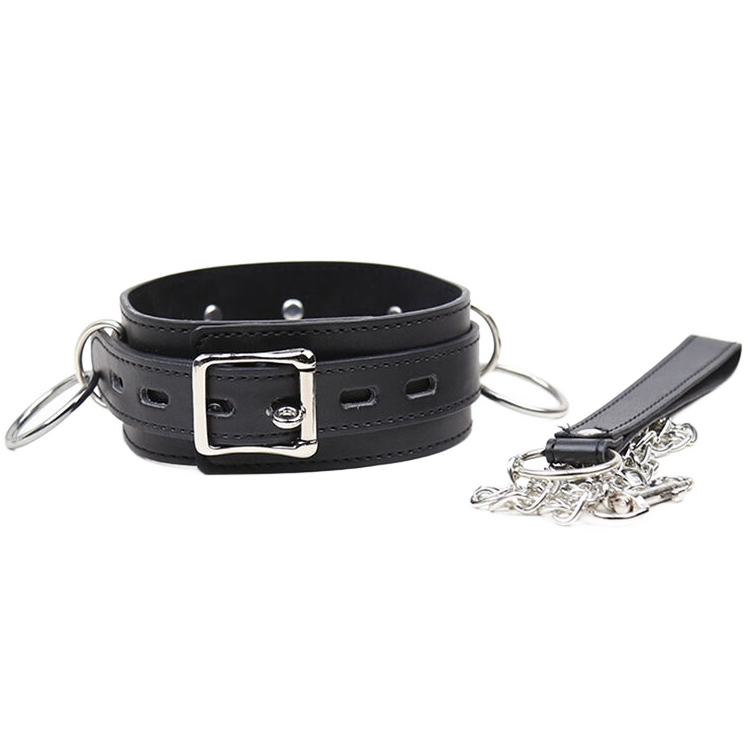 OHMAMA FETISH 3 RING SLAVE COLLAR