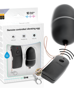 ONLINE REMOTE CONTROLLED VIBRATING EGG - BLACK