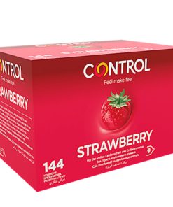 CONTROL ADAPTA STRAWBERRY CONDOMS 144 UNITS
