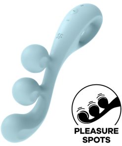 SATISFYER TRI BALL 2 MULTI VIBRATOR - BLUE