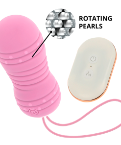 OHMAMA REMOTE CONTROL ROTATING EGG 7 PATTERNS  - PINK - slika 3
