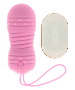 OHMAMA REMOTE CONTROL ROTATING EGG 7 PATTERNS  - PINK