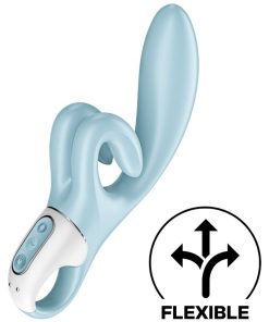 Alternative view of SATISFYER TOUCH ME RABBIT VIBRATION - BLUE