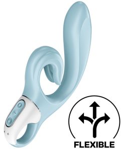 Alternative view of SATISFYER LOVE ME RABBIT VIBRATION - BLUE