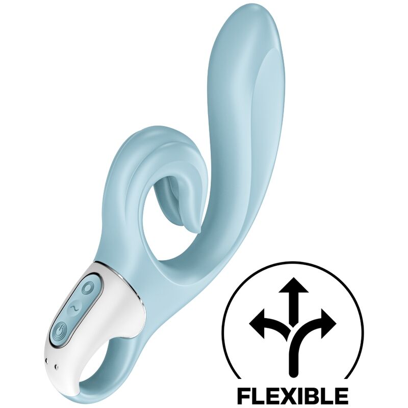 SATISFYER LOVE ME RABBIT VIBRATION - BLUE - slika 2