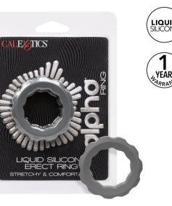 Alternative view of CALIFORNIA EXOTICS ALPHA ERECT RING GREY