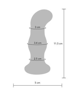 Alternative view of BUTTOCKS  THE GLEAMING GLASS BUTTPLUG