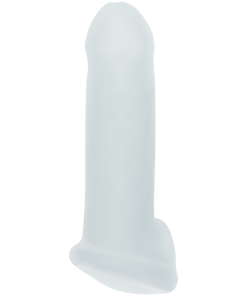 Alternative view of OHMAMA SILICONE PENIS AND TESTIBLES SLEEVE - SMALL