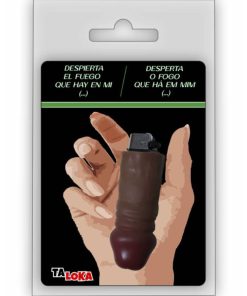 TALOKA - FANTASTIC LIGHTER IN THE SHAPE OF A MULATTO COLOR PENIS 100% RECHARGEABLE /es/pt/en/