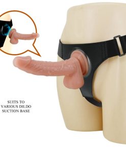 Alternative view of PRETTY LOVE - HARNESS BRIEFS UNIVERSAL HARNESS WITH DILDO KEVIN 19 CM NATURAL