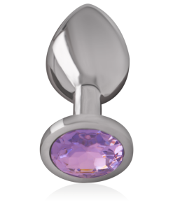 Alternative view of INTENSE - ANAL PLUG METAL VIOLET SIZE S