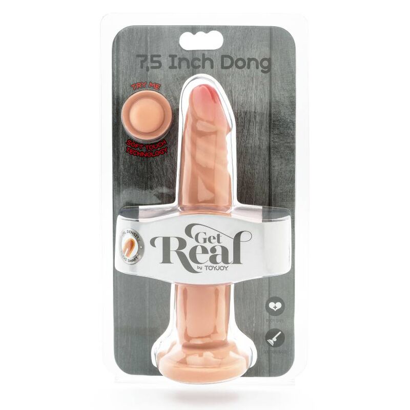 GET REAL - DUAL DENSITY DONG 19 CM SKIN - slika 3